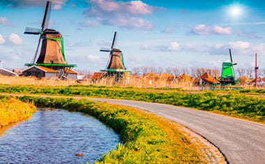 The windmills at Zaandam